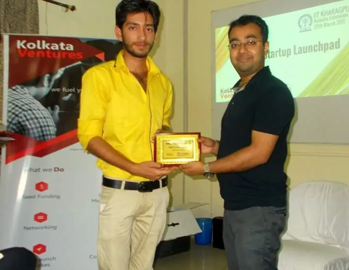 Ashish Kumawat Pitching AI & Digital Automation Solutions at IIT Kharagpur
